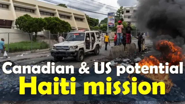 Video thumbnail for Canadian and US leaders discussed potential involvement in Haiti humanitarian crisis
