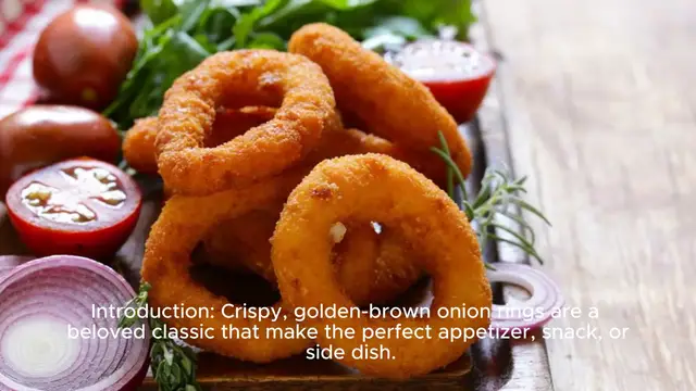 Video thumbnail for Fried Homemade Onion Rings Recipes