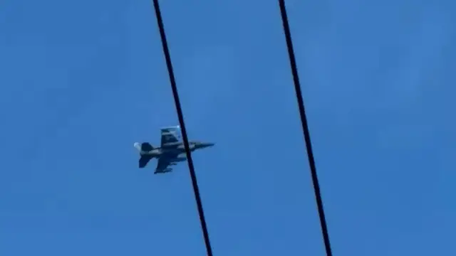 Video thumbnail for F-16s intercept two aircraft near Trump’s New Jersey golf club