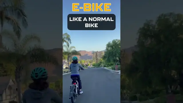 Video thumbnail for EBIKE RIDING- Like a normal bike... but way cooler!