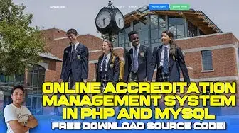 Video thumbnail for Online Accreditation Management System in PHP with Source Code (Free Download) 2022