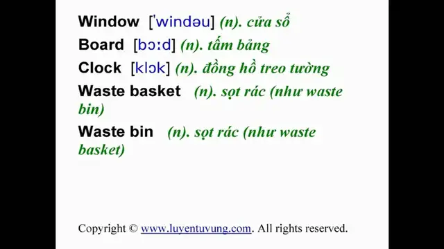 Video thumbnail for Learn English Vocabulary - Grade 6 - Unit 02 - Lesson 02
