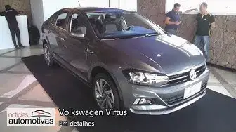 Video thumbnail for Volkswagen Virtus - Em detalhes - NoticiasAutomotivas.com.br