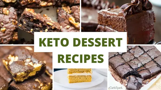 Video thumbnail for keto dessert recipes