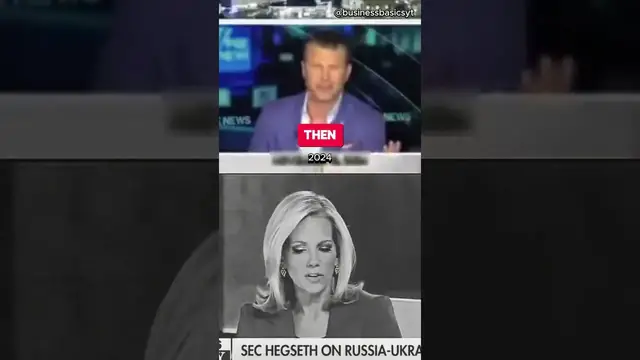 'Video thumbnail for business basics: pete hegseth on vladimir putin's war tactics 2024 vs 2025'