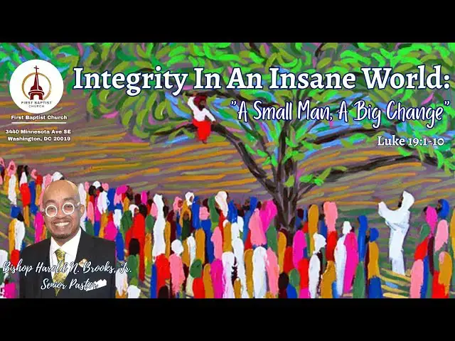 'Video thumbnail for Integrity In An Insane World: "A Small Man, A Big Change"'