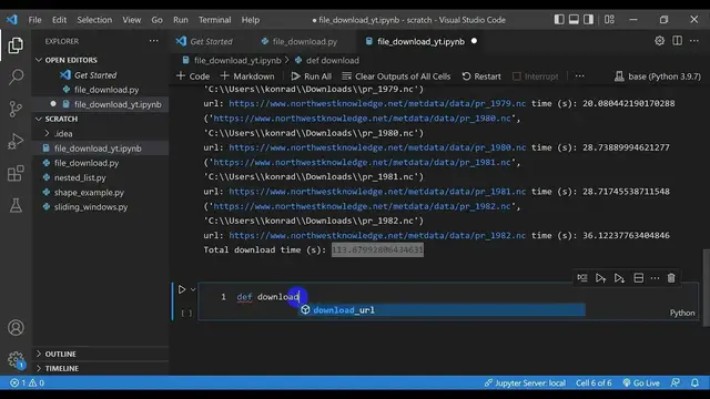 'Video thumbnail for Download Multiple Files (or ULRs) in Parallel with Python'