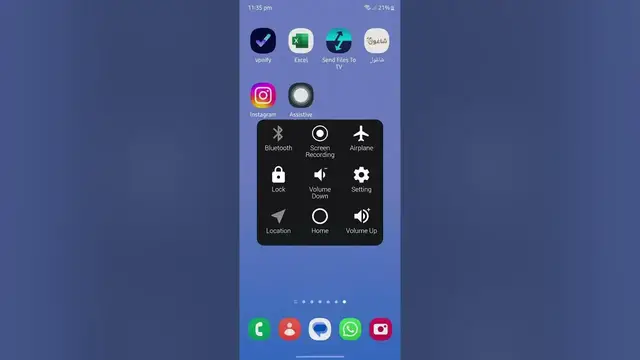 'Video thumbnail for تطبيق اللمس المساعد Assistive touch الآيفون على أندرويد'