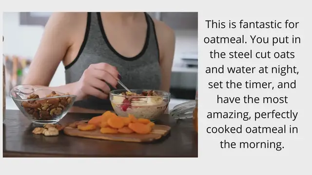 Video thumbnail for Make Oatmeal In Zojirushi Rice Cooker