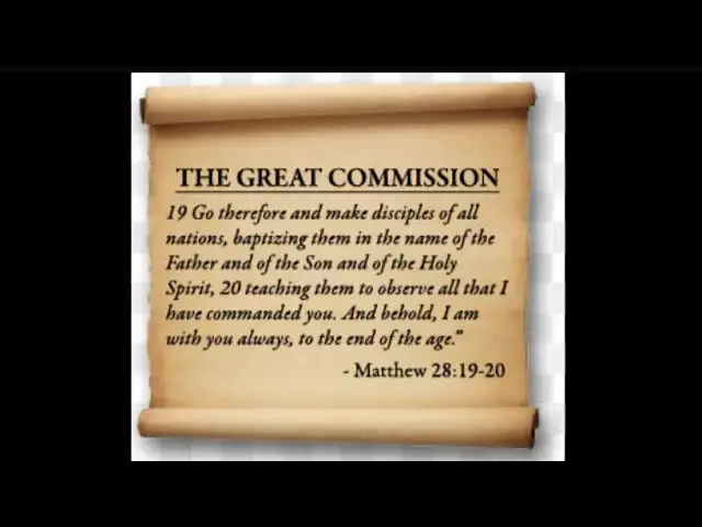 'Video thumbnail for The Great Commission With Pastor Jeremy Anderson #gospelpreaching'