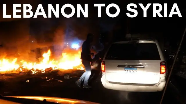 Video thumbnail for LEBANON to SYRIA - Crossing The Syrian Border