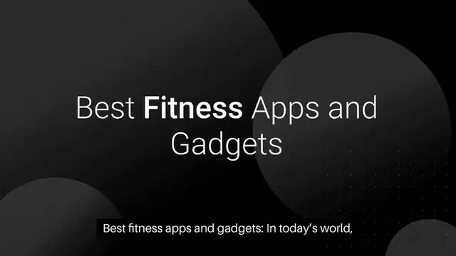 Video thumbnail for Best Fitness Apps and Gadgets