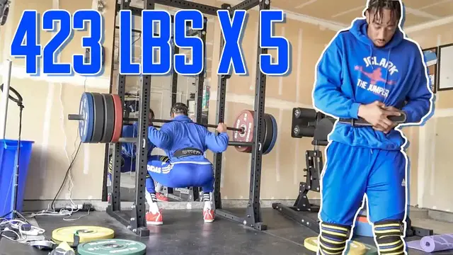 Video thumbnail for SATURDAY'S are For the BOUNCE: Getting REALLY Strong 400lbs for reps!