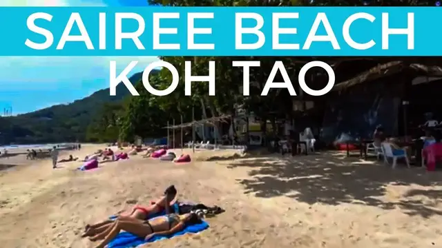 Video thumbnail for Sairee Beach Koh Tao Thailand Tour 4K