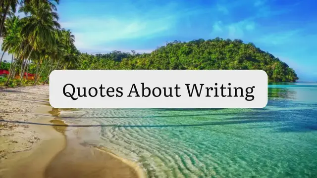 Video thumbnail for Quotes About Writing