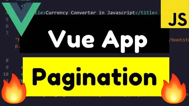 Video thumbnail for Build Simple Vue.js Pagination Using jw-vue-pagination Library Full Tutorial For Beginners