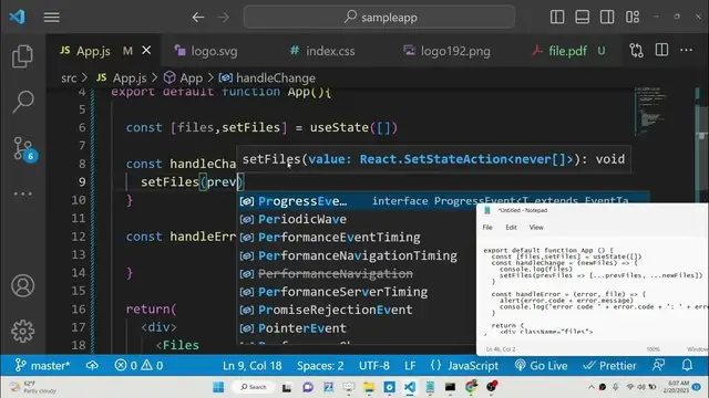 Video thumbnail for React.js react-files Example to Drag and Drop Multiple Files in Gallery With Validation in Browser