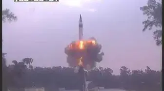 Video thumbnail for Agni 5 Missile (A5 03) Missile Launch from a Cannister