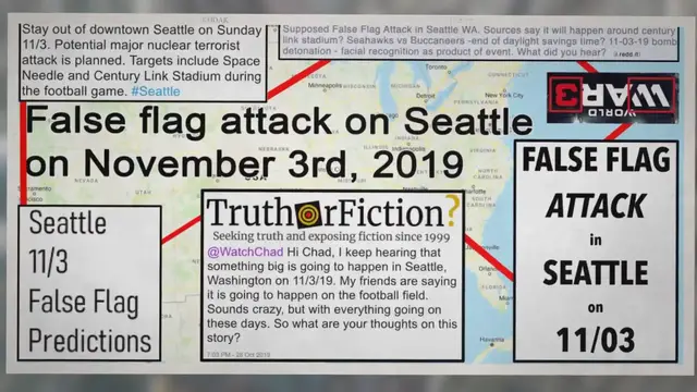Video thumbnail for Seattle November 3 2019 False Flag Attack Rumor