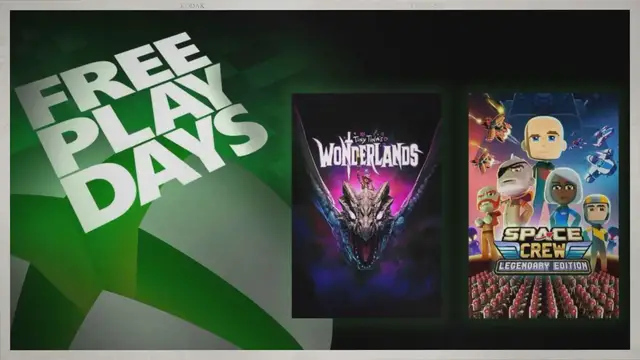 Video thumbnail for Tiny Tina's Wonderlands and Space Crew free to play on Xbox this weekend