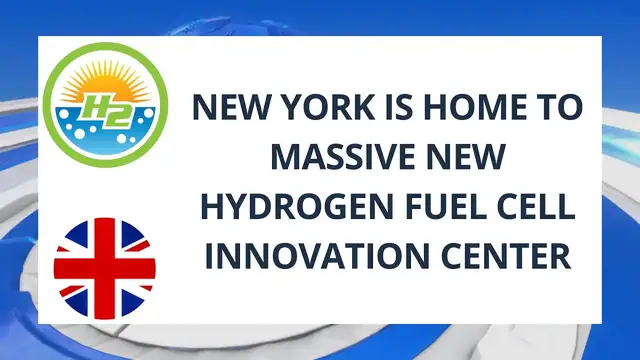 Video thumbnail for New York is home to massive new hydrogen fuel cell innovation center