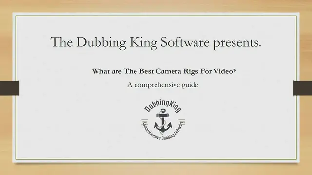 Video thumbnail for What Are The Best Camera Rigs For Video? (Case Study)