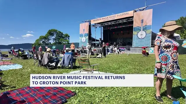 Video thumbnail for Hudson River Music Festival rocks Croton Point Park with new stage