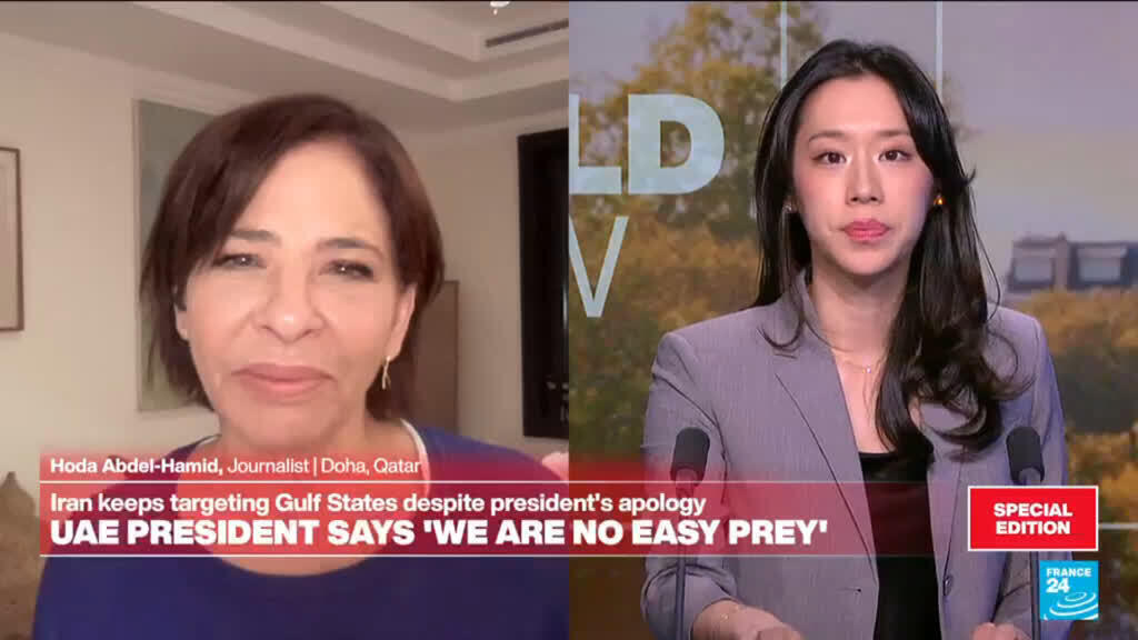 Video thumbnail for Iran keeps targeting Gulf States despite president's apology