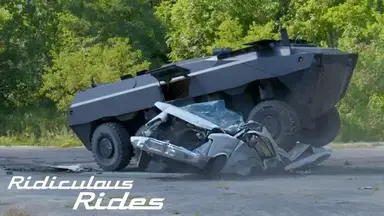 'Video thumbnail for My ‘Unstoppable' Army Truck Destroys Anything In Its Path'