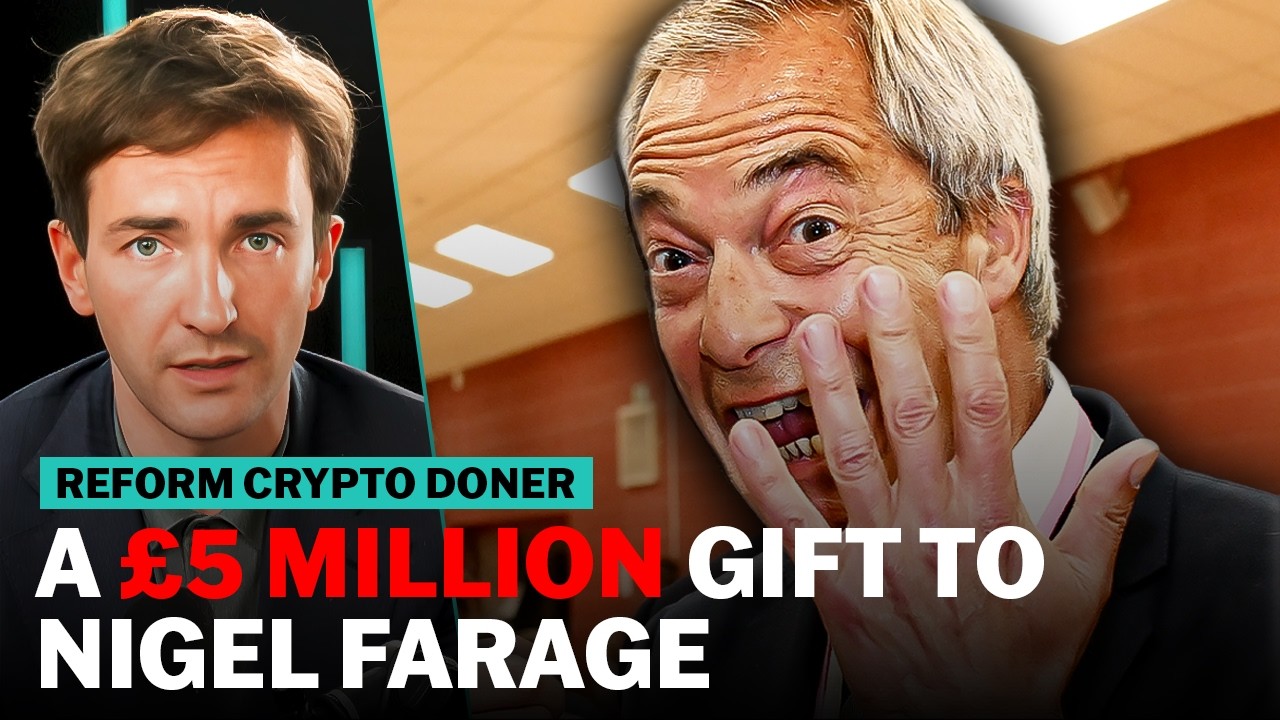 Video thumbnail for Why has Nigel Farage taken £5m from a crypto billionaire? | The News Agents