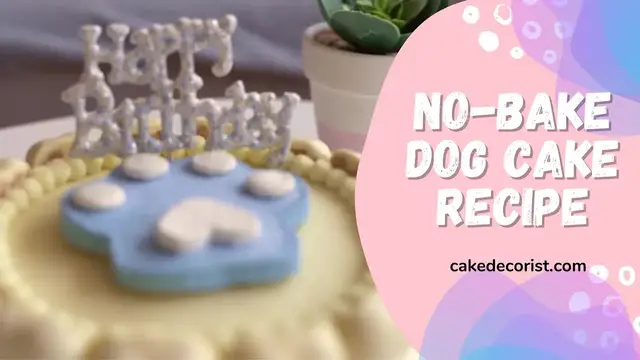 Video thumbnail for No Bake Dog Cake Recipe