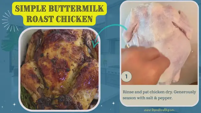 Video thumbnail for Simple Buttermilk Roast Chicken