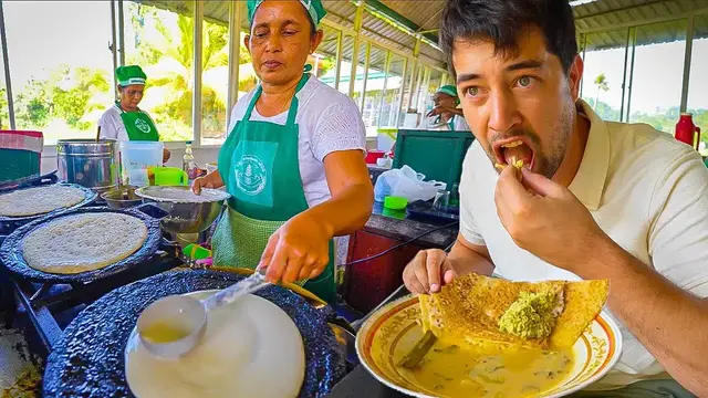 Video thumbnail for SRI LANKAN STREET FOOD  Seafood "Ambulthiyal" + Fisherman Challenge in Sri Lanka!