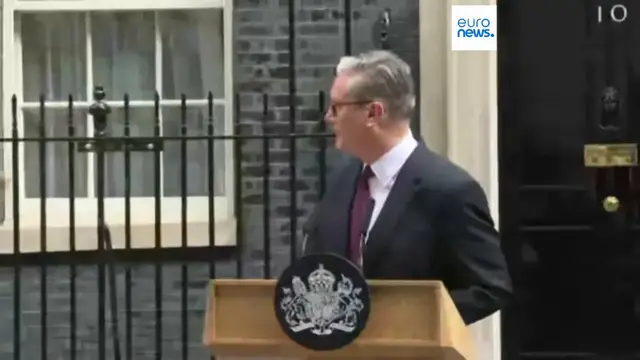 Video thumbnail for UK Prime Minister Keir Starmer resigns as Andy Burnham announces candidacy