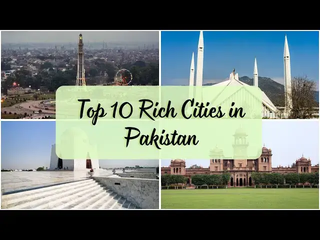 'Video thumbnail for Top 10 Richest Cities in Pakistan 2024'