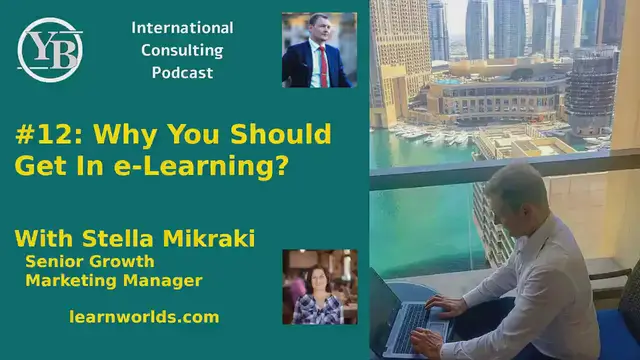 Video thumbnail for Why You Should Get In e-Learning? with Stella Mikraki -  Marketing Manager at LearnWorlds