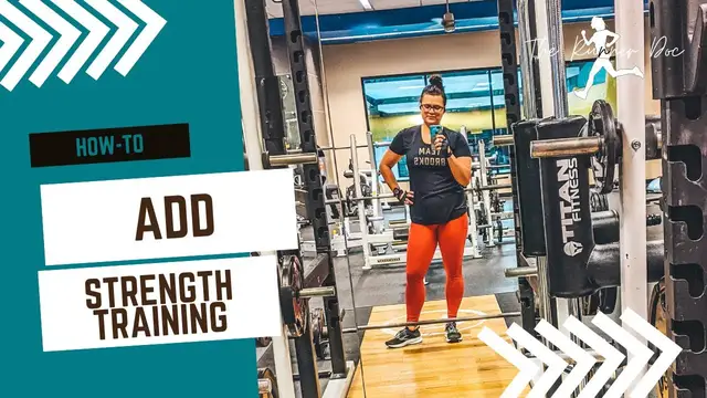 Video thumbnail for How to EASILY add strength training as a runner. (hint: you don't need to spend hours in the gym!)