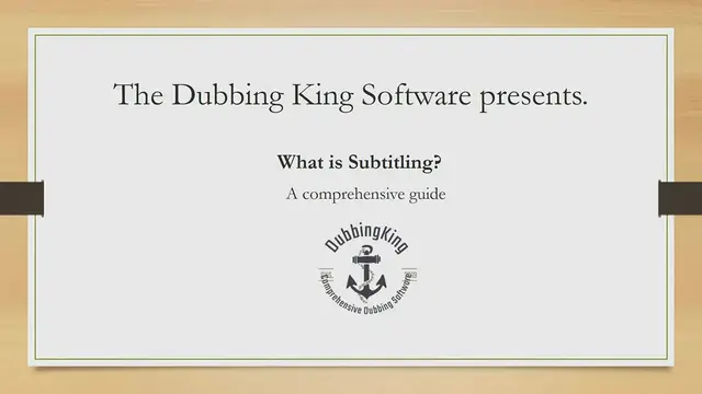 Video thumbnail for What is Subtitling? (Case Study)