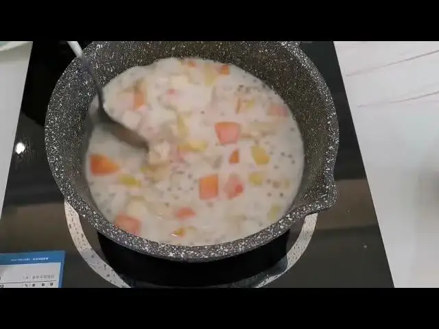 Video thumbnail for Sago Dessert with Coconut Milk