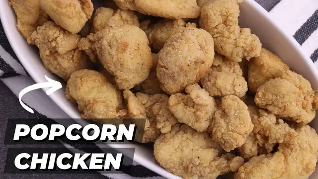 Video thumbnail for Adobo Popcorn Chicken: Crispy and Delicious, A Must-Try Recipe 😍
