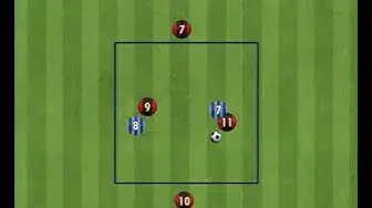 Video thumbnail for Soccer Throw In drills - Throw in square soccer drill