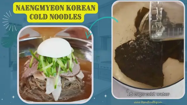 Video thumbnail for NAENGMYEON KOREAN COLD NOODLES