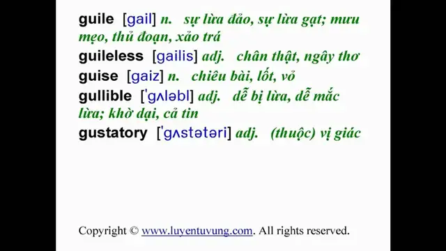 Video thumbnail for Essential Words for the GRE - Lesson 061
