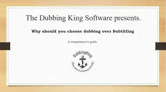Video thumbnail for Why Should You Choose Dubbing Over Subtitling (Case Study)