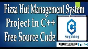 Video thumbnail for Pizza Hut Management System Project in C++ with Source Code Free Download | C++ projects