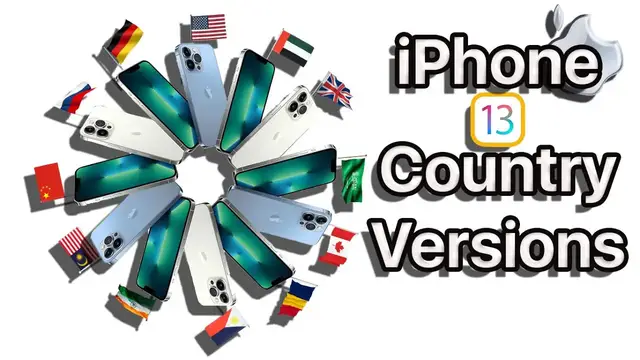 Video thumbnail for iPhone 13 Versions - Country differences Japan, USA, Russia, China, UAE, UK,