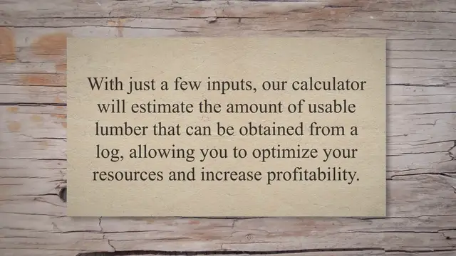 Video thumbnail for The Best Lumber Yield Calculator
