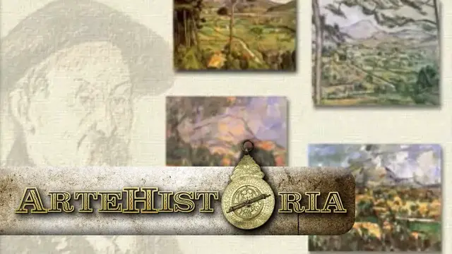 Video thumbnail for La montaña Sainte-Victoire por Cezanne. Impresionismo