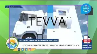 Video thumbnail for UK vehicle maker Tevva launches hydrogen truck