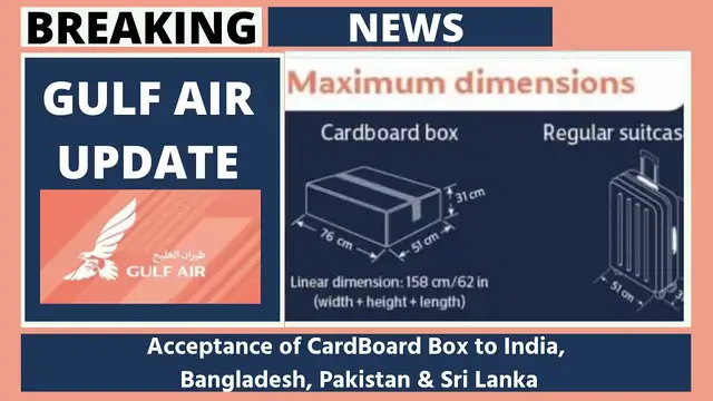 'Video thumbnail for Happy News to Indians | Gulf Air News | CardBoard Box Acceptance Re-instated | tn eMedia_HD'
